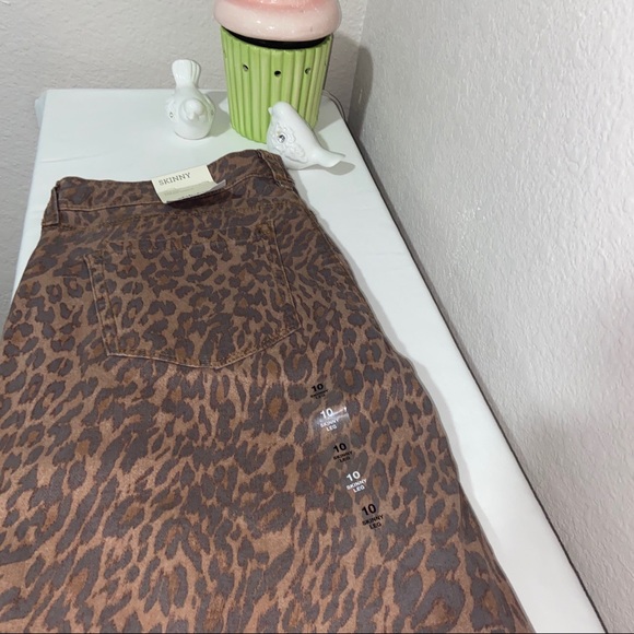 Style & Co skinny jeans leopard print - Picture 5 of 5